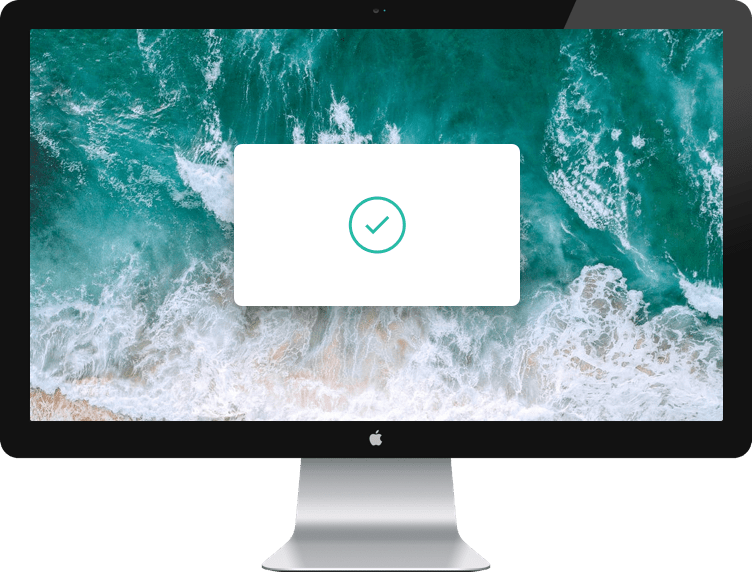 Mac Desktop's monitor